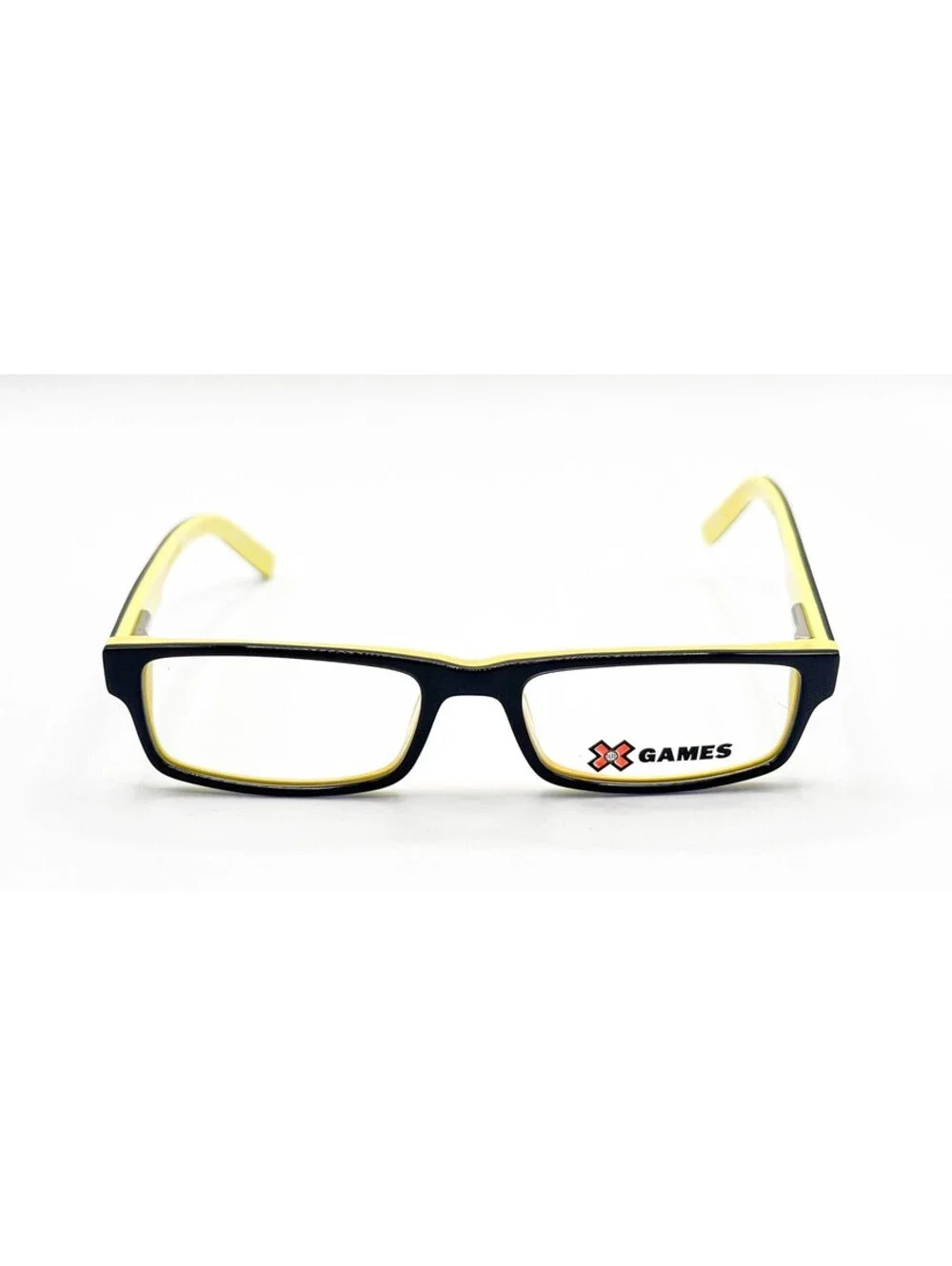 X Games Tic Tac Navy Yellow Authentic Eyeglasses 48-16-135